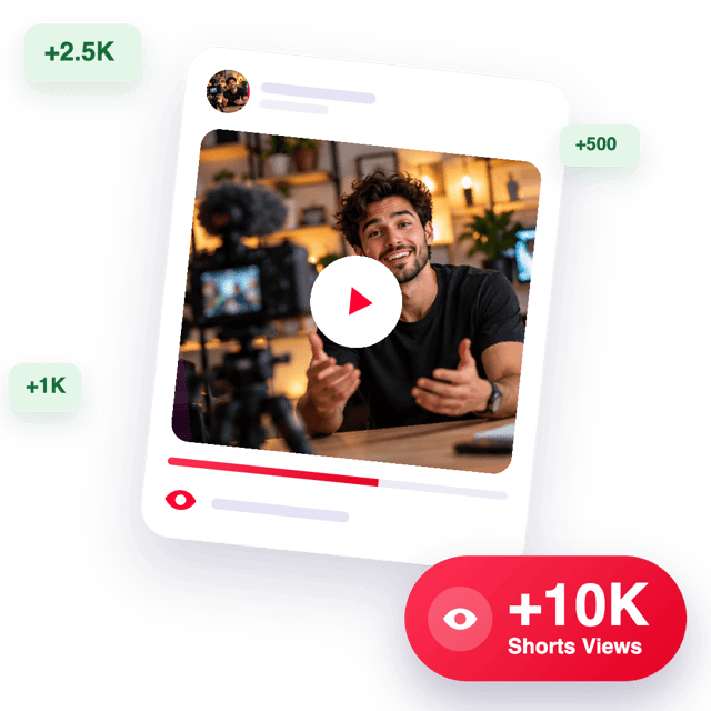 Buy YouTube Shorts Views with Real, Instant Delivery