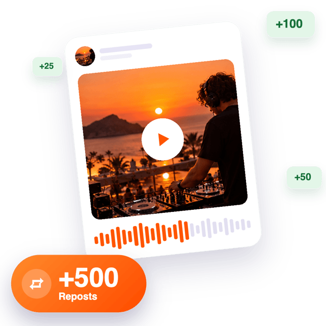Buy SoundCloud Reposts with Real, Instant Delivery